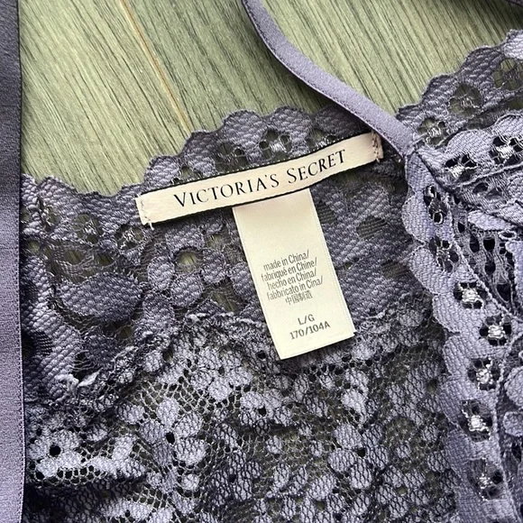 Victoria’s Secret purple lace romper - Picture 2 of 8